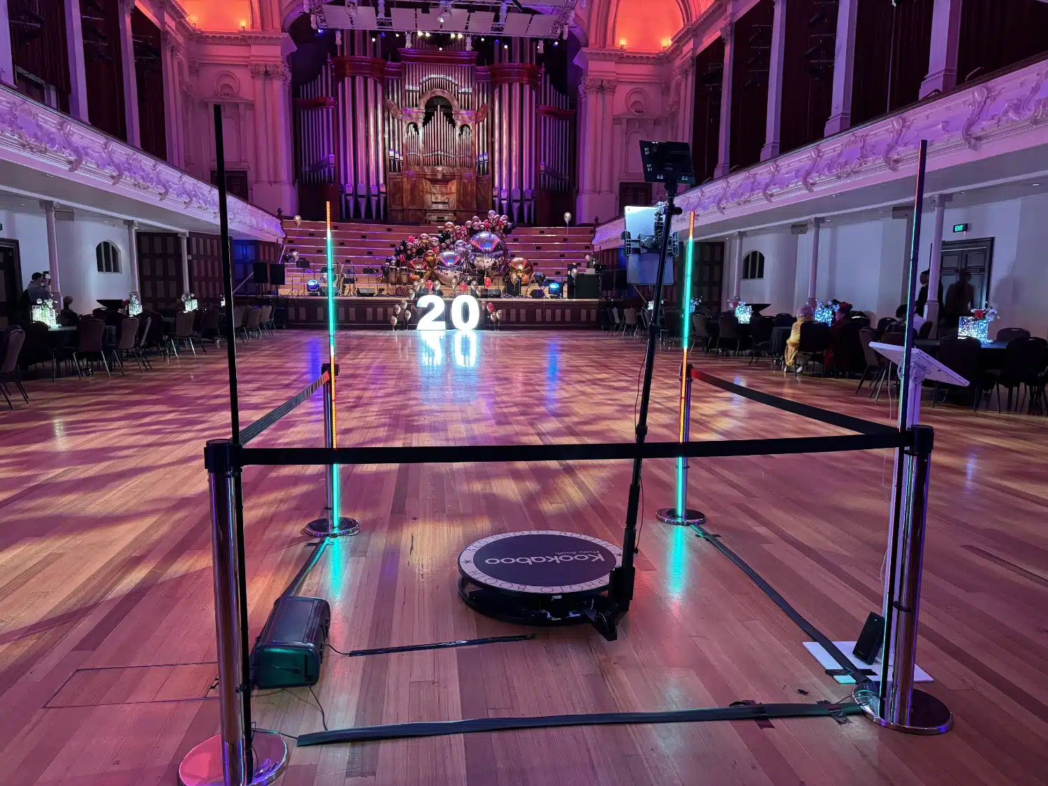 5 Best Auckland CBD Event Venues for Photo Booth Hire 1 360 photo booth at Auckland Town hall